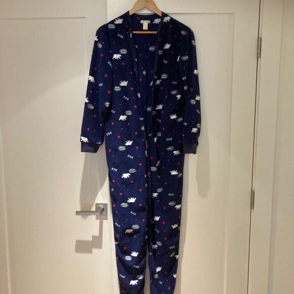 Midnight Maddie Fleece Fuzzy Onesie (Medium) - Picture 5 of 14